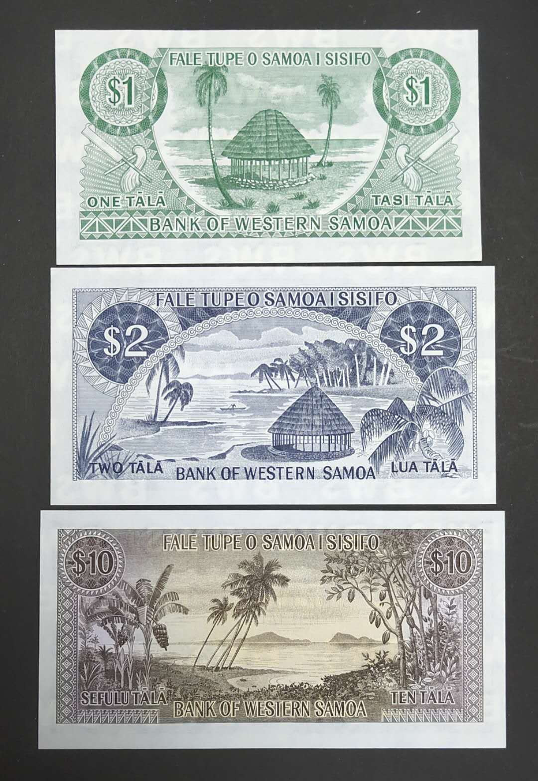 ★币不可少★第127期微拍★快递包邮 西萨摩亚 全套3张 尾号22同