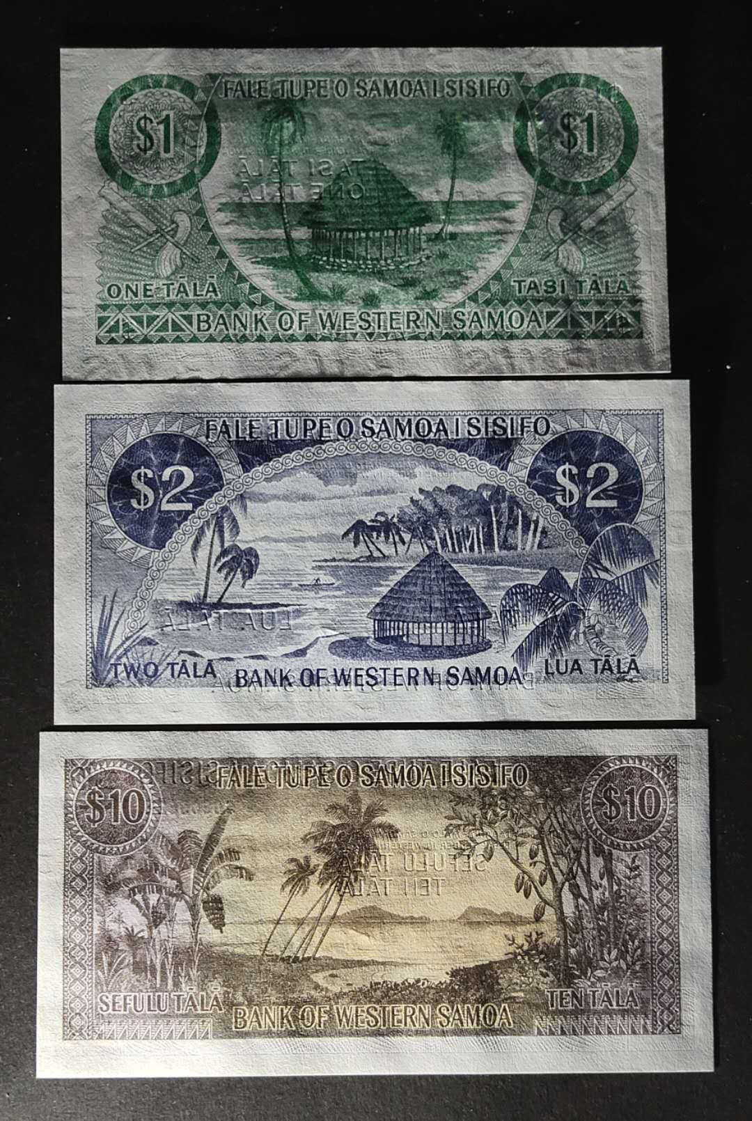 ★币不可少★第127期微拍★快递包邮 西萨摩亚 全套3张 尾号22同