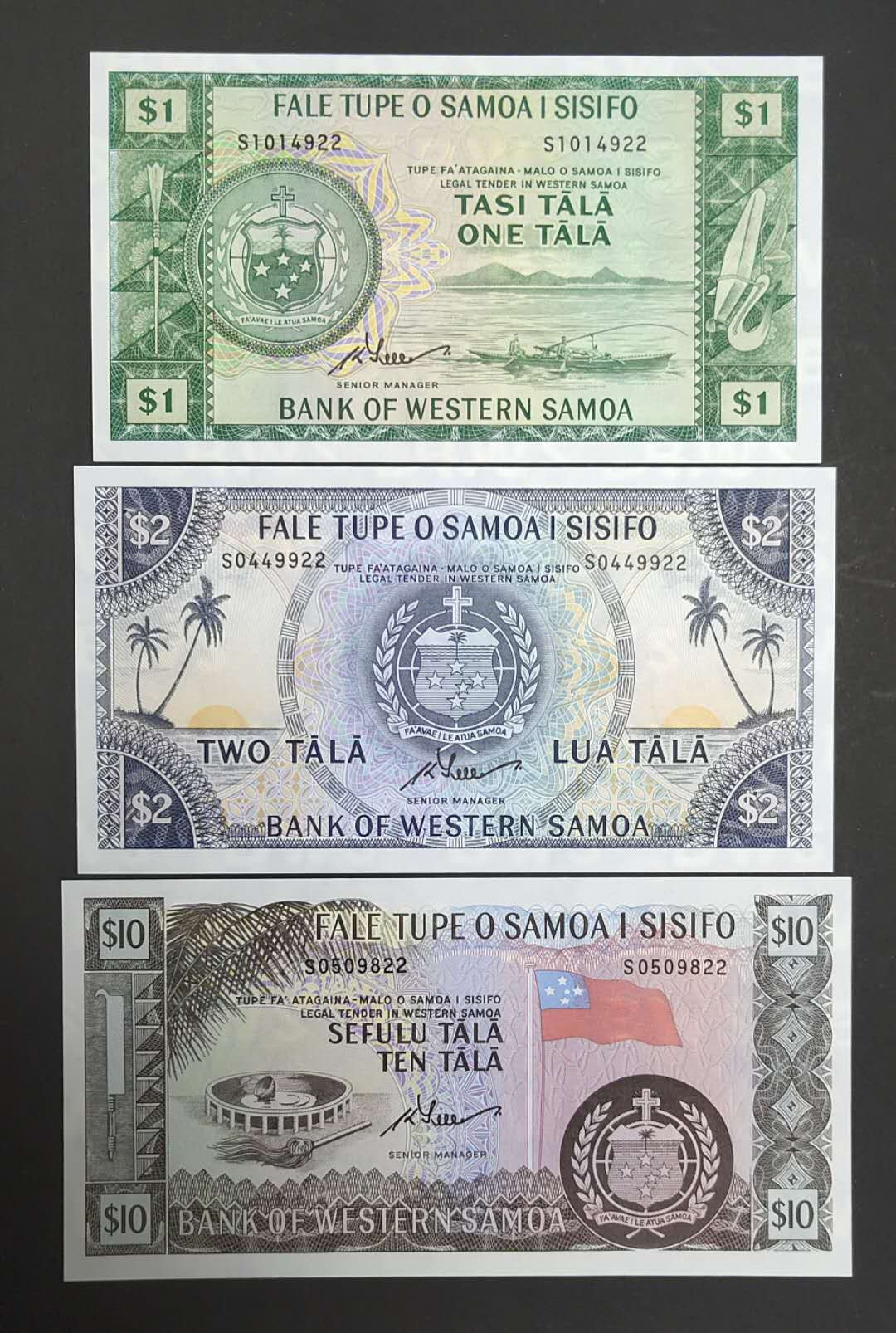 ★币不可少★第127期微拍★快递包邮 西萨摩亚 全套3张 尾号22同