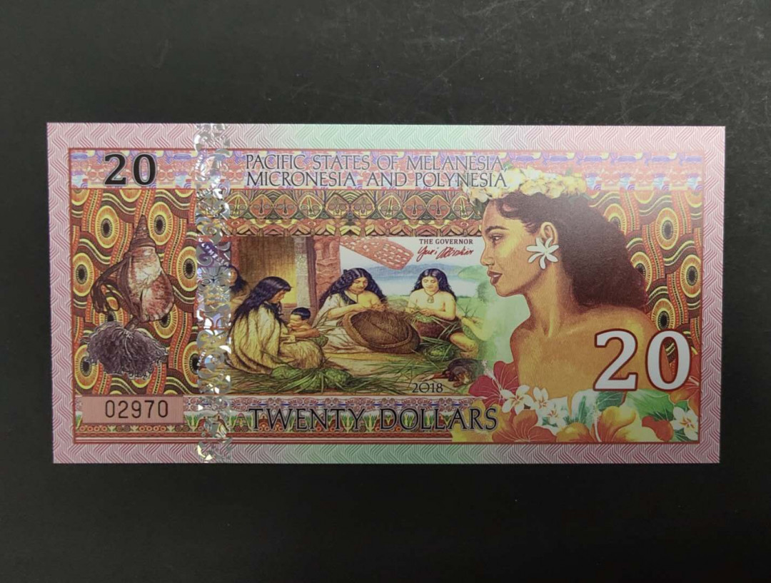 ★币不可少★第127期微拍★快递包邮 太平洋波利尼西亚 美拉尼西亚 商业钞 全新