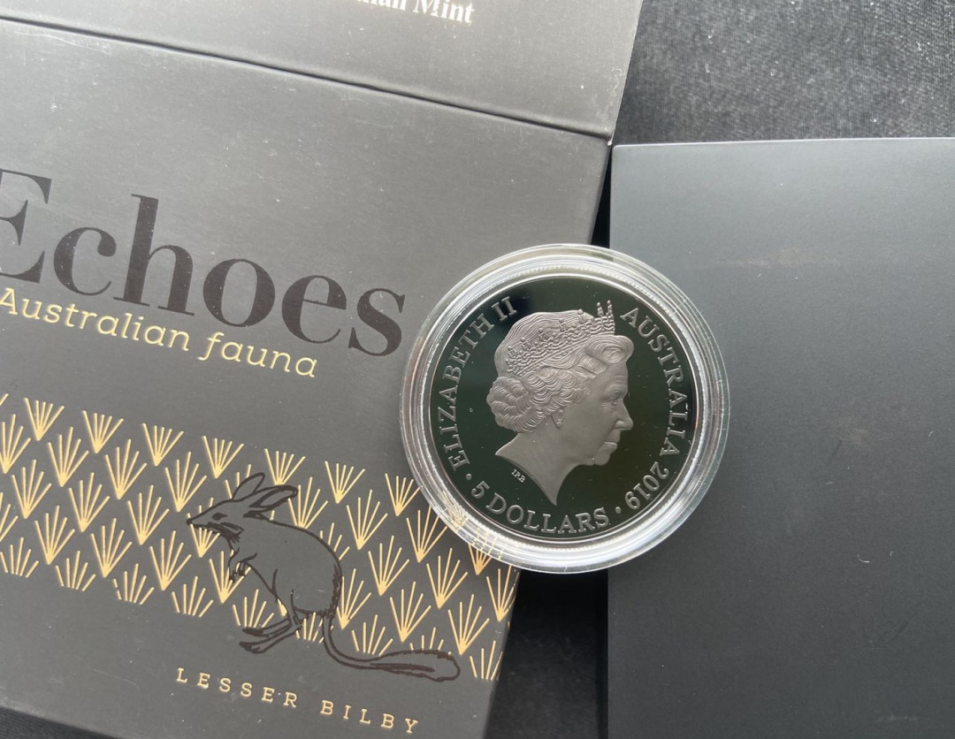 【币观天下】第117期钱币拍卖 【澳大利亚】动物回声系列-钌化镀金-负鼠银币