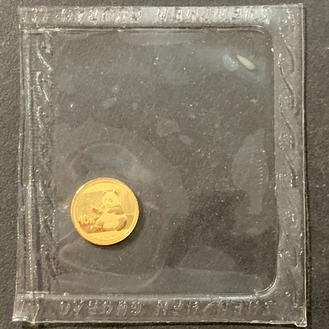 紫瑗钱币—微拍第95期  中国 2017年 熊猫金币 10元 1克 0.999金 原封