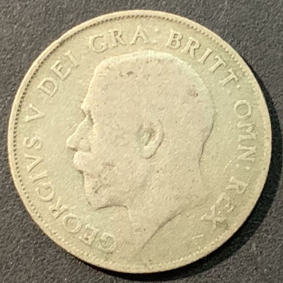 紫瑗钱币—微拍第95期  - 英国 1922年 乔治五世 1先令 5.67克 0.5银