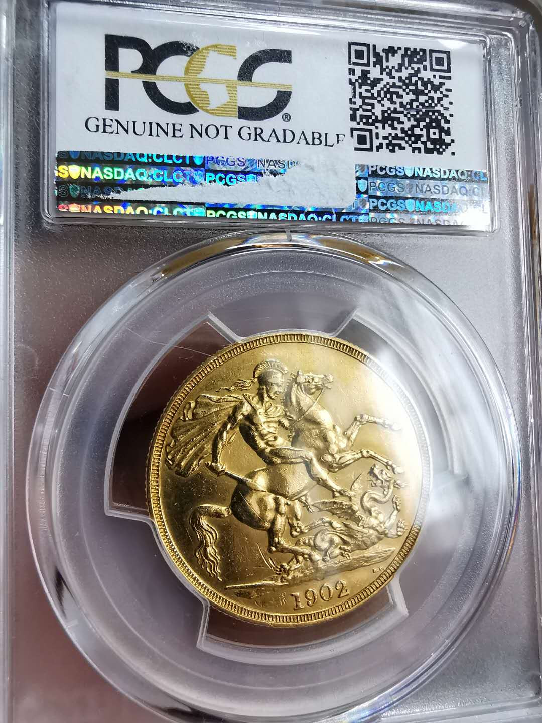 凡希社世界钱币微拍第一百二十九期 1902英国爱七2镑金币PCGS-AUD