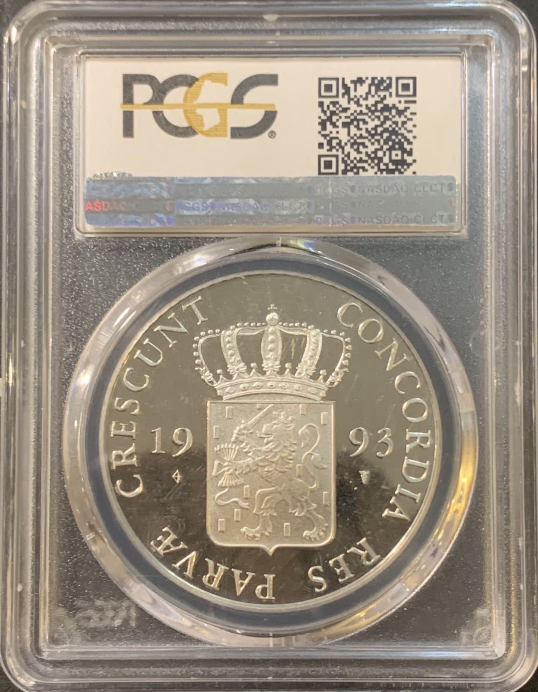 紫瑗钱币—微拍第95期  荷兰 1993年 武士 1杜卡特 PCGS PR69 DCAM