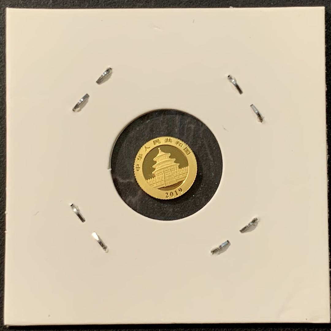 紫瑗钱币—微拍第95期  中国 2019年 熊猫金币 10元 1克 0.999金 原封