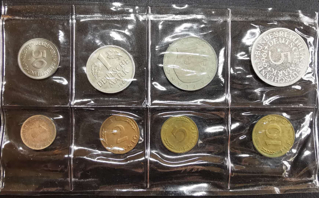 凡希社世界钱币微拍第一百二十九期 1966联邦德国精铸PS