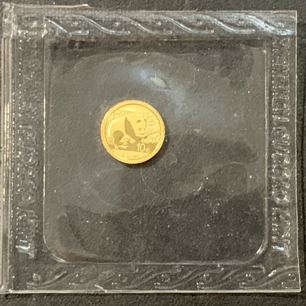 紫瑗钱币—微拍第95期  中国 2016年 熊猫金币 10元 1克 0.999金 原封