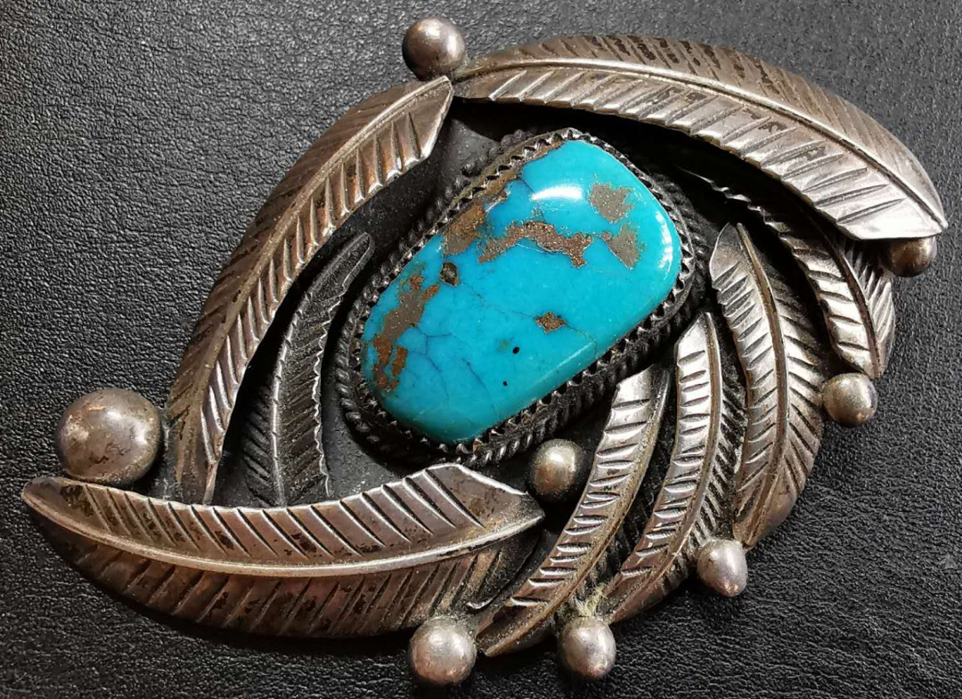 凡希社世界钱币微拍第一百二十九期 绿松石银饰32克 完好