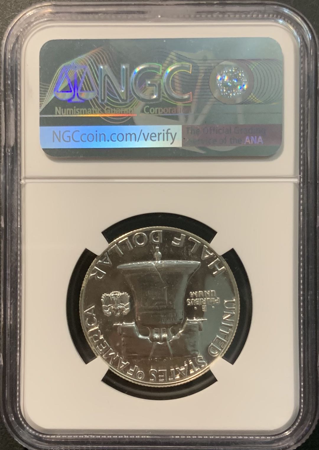 紫瑗钱币—微拍第96期  美国 1962年 富兰克林 50美分 半美元 12.5克 0.9银 NGC PR67 