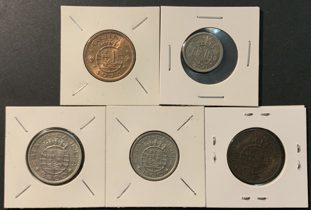 紫瑗钱币—微拍第96期  葡属殖民地 钱币 5枚一组 敬请预览