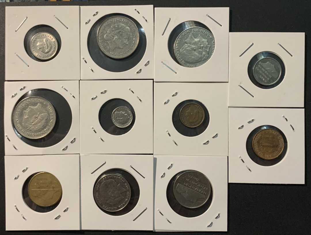 紫瑗钱币—微拍第96期  荷兰 各个时期 流通币 11枚一组 敬请预览