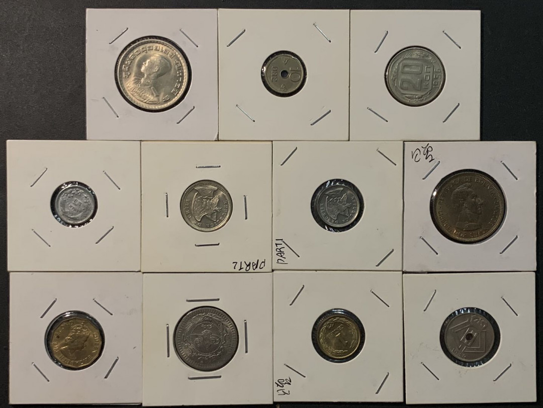 紫瑗钱币—微拍第96期  各国散币 11枚一组 敬请预览