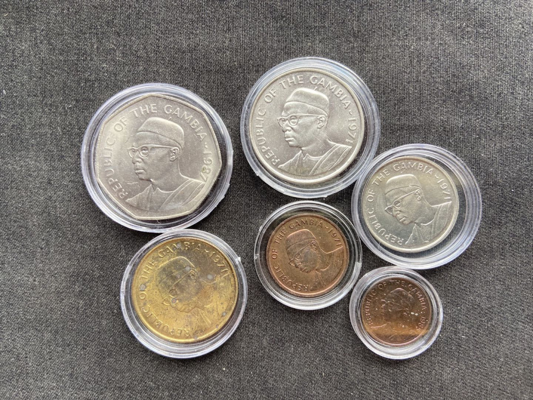 【币观天下】纪念币专场拍卖【低佣金】 【冈比亚】冈比亚纪念币6枚～