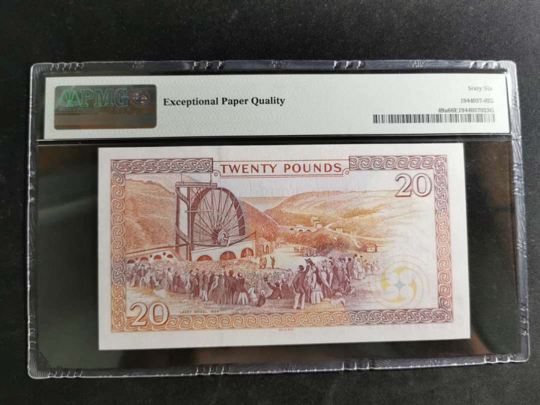 【鲸贝乐淘】千字文·第“诸姑伯叔，犹子比儿”号拍卖 【马恩岛】2013年20磅，PMG66E 