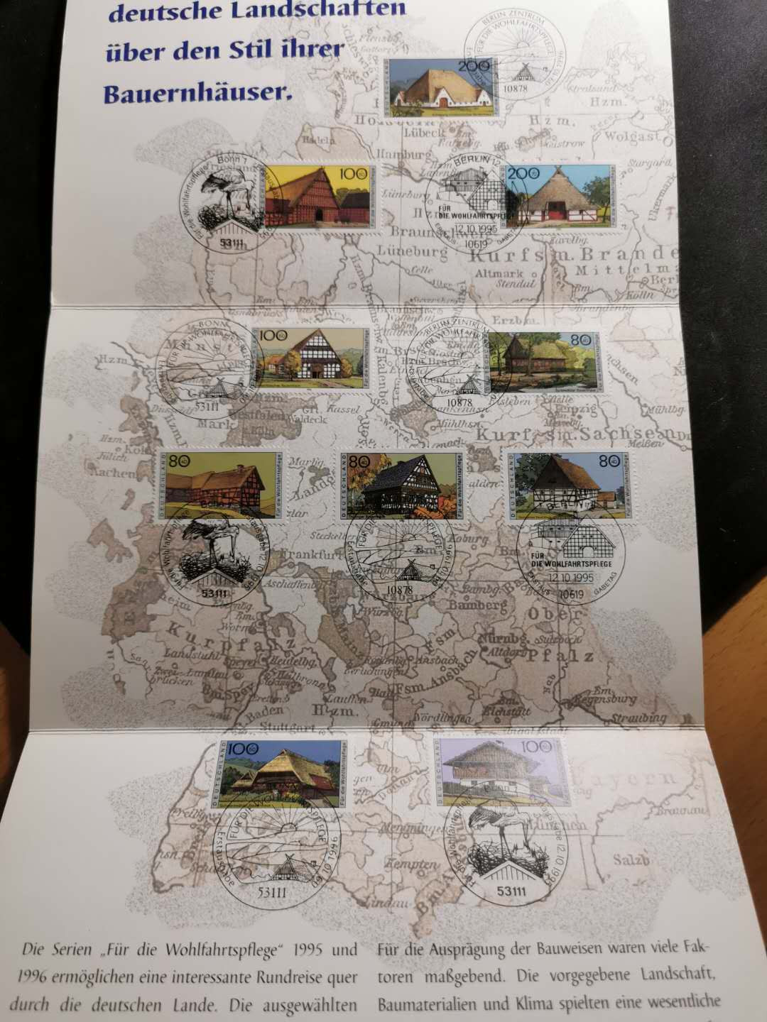 【鲸贝乐淘】千字文·第“诸姑伯叔，犹子比儿”号拍卖 【德国🇩🇪 】邮票一组，三本，全新全品