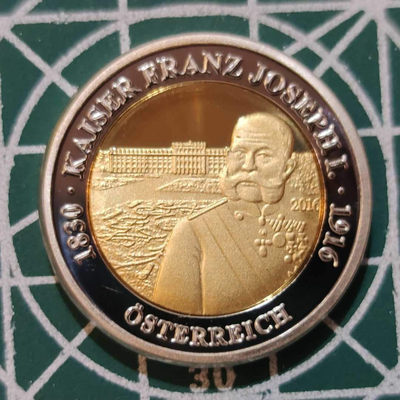 燕姐换藏第四十三场 奥地利弗郎茨约瑟夫一世2欧元样币