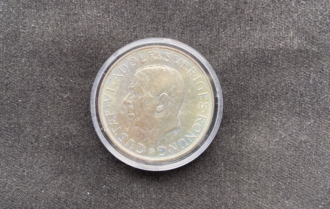 【随心拍&Getcoins】现代钱币拍卖第六十三期 【瑞典】1972年10克朗银币