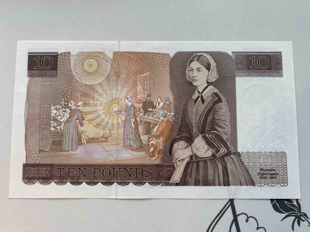 【收藏联盟】第159期拍卖——缤纷夏日（共60拍） 英国 D序列 10镑 UNC 女王纸币