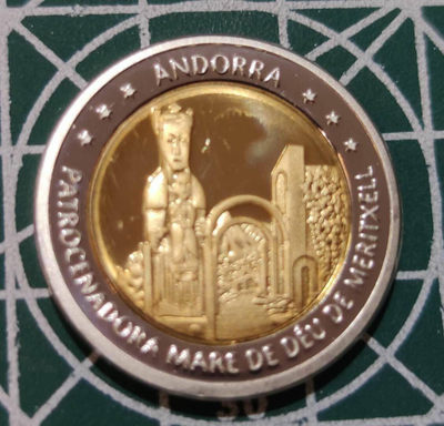 燕姐换藏第四十三场 安道尔国庆日2欧元样币