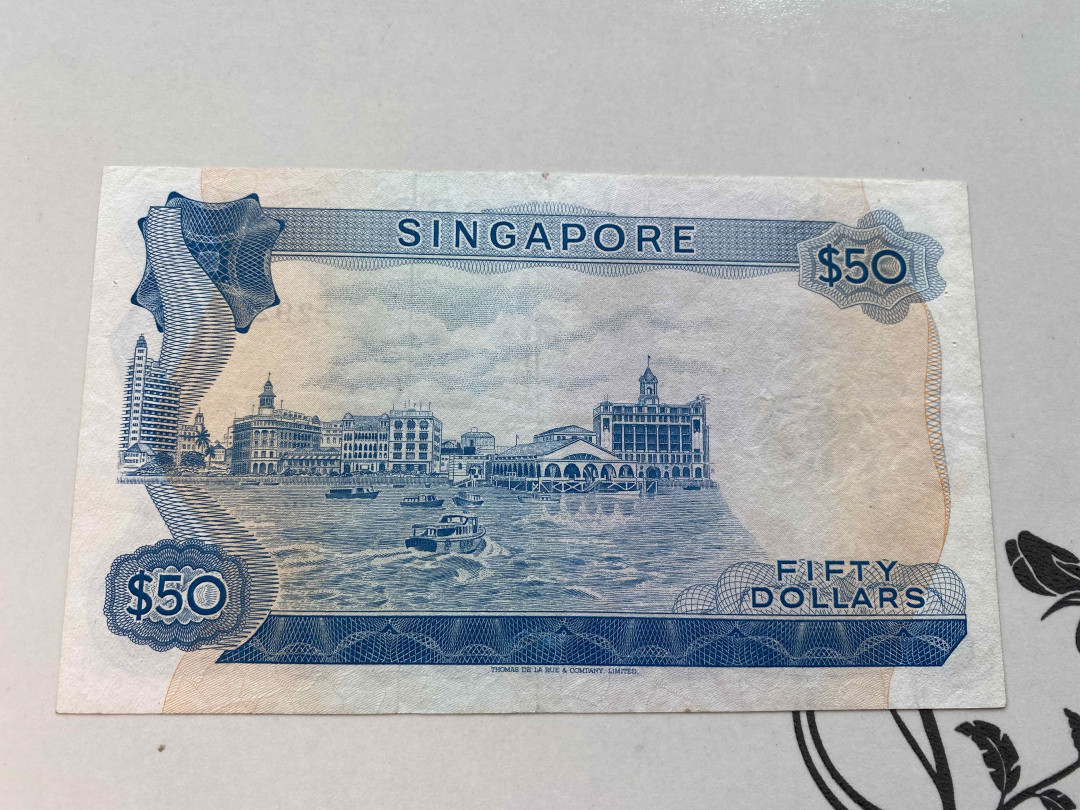 【收藏联盟】第159期拍卖——缤纷夏日（共60拍） 新加坡 花版 1967年50元 品相如图