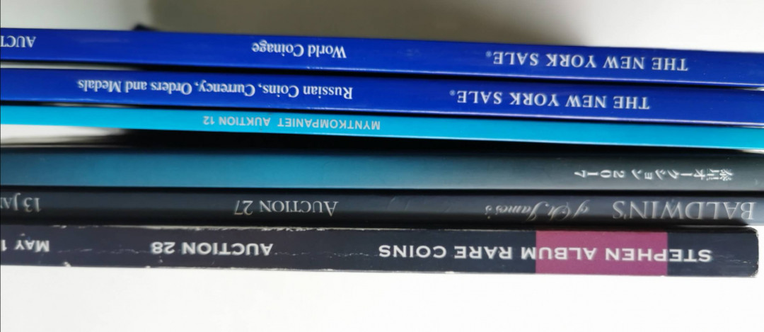 凡希社世界钱币微拍第一百三十期 各国拍卖目录六本