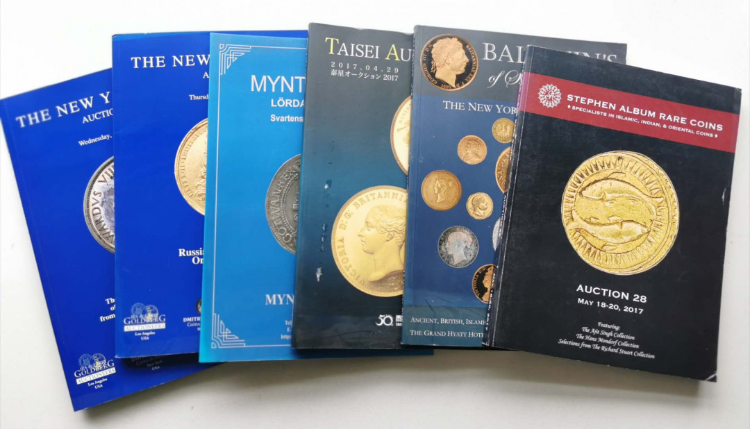 凡希社世界钱币微拍第一百三十期 各国拍卖目录六本