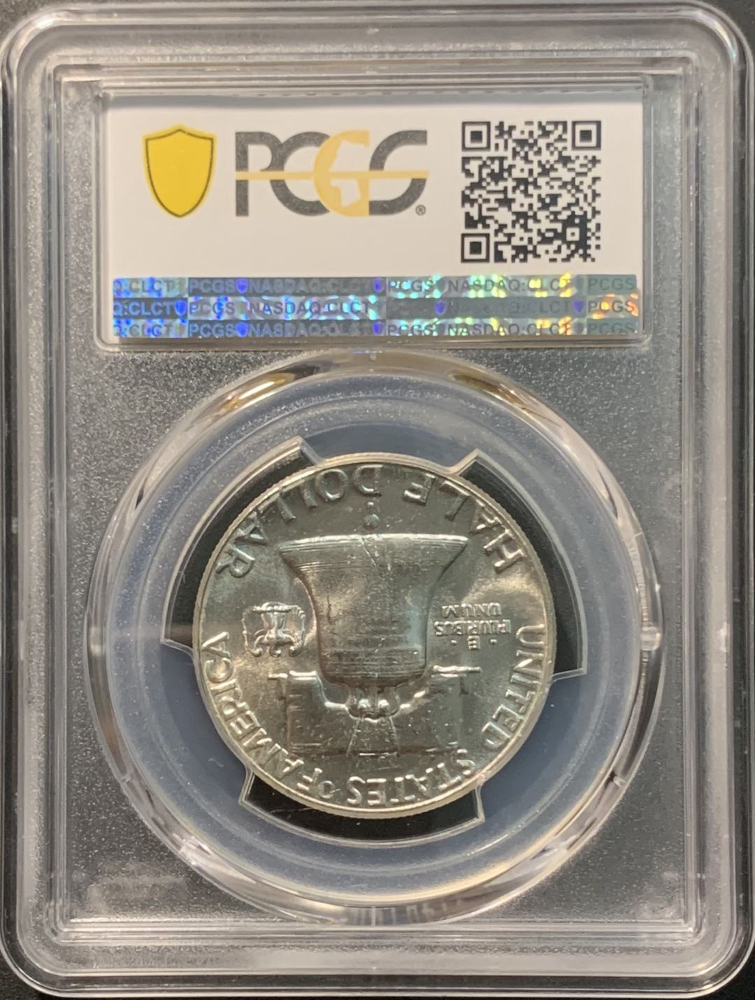 紫瑗钱币——微拍第98期 美国 1963年 富兰克林 半美元 50美分 12.5克 0.9银 PCGS MS64