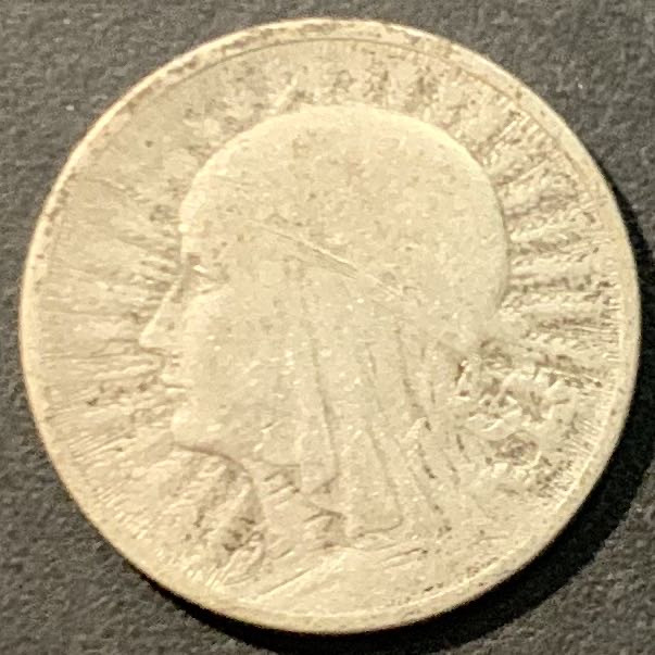 紫瑗钱币——微拍第98期 波兰 1933年 贾德维加 2兹罗提 4.4克 0.75银