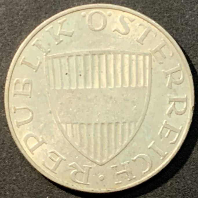 紫瑗钱币——微拍第98期 奥地利 1965年 人物 10先令 7.5克 0.64银 