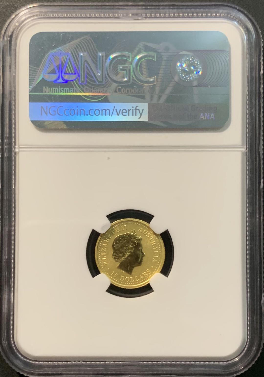 紫瑗钱币——微拍第98期 澳大利亚 2006年 袋鼠 15元 1/10盎司 3.11克 0.9999金 NGC MS68