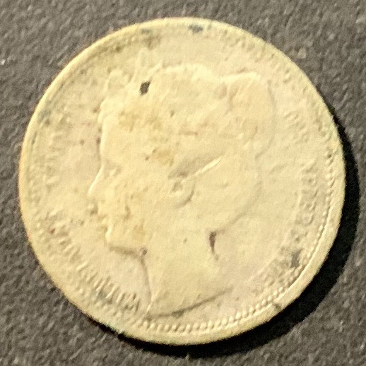 紫瑗钱币——微拍第98期 荷属库拉索 1901年 威廉娜女王 1/10盾 1.4克 0.64银