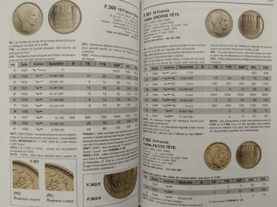 世界钱币章牌书籍拍卖专场第5期 《法国硬币目录1795-2001》（白皮书）