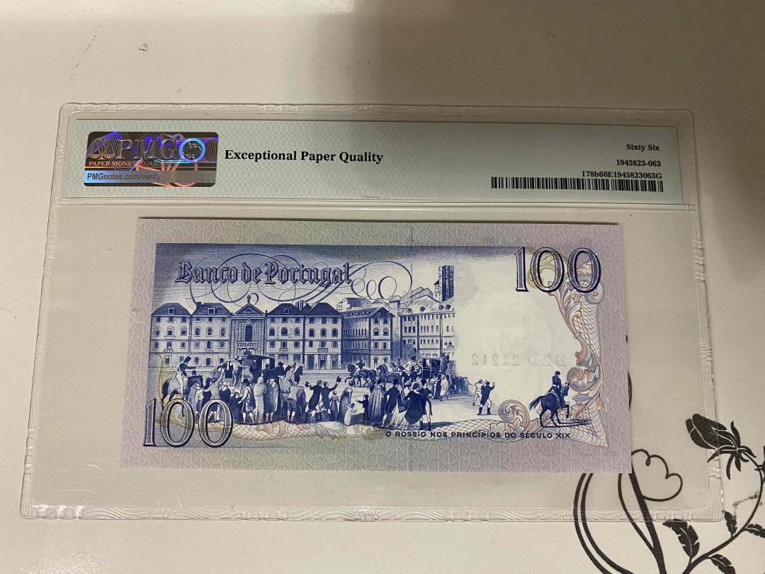 【收藏联盟】第160期拍卖——收官！（共81拍） 【靓号21212】葡萄牙 1981年100埃斯库多 PMG66EPQ