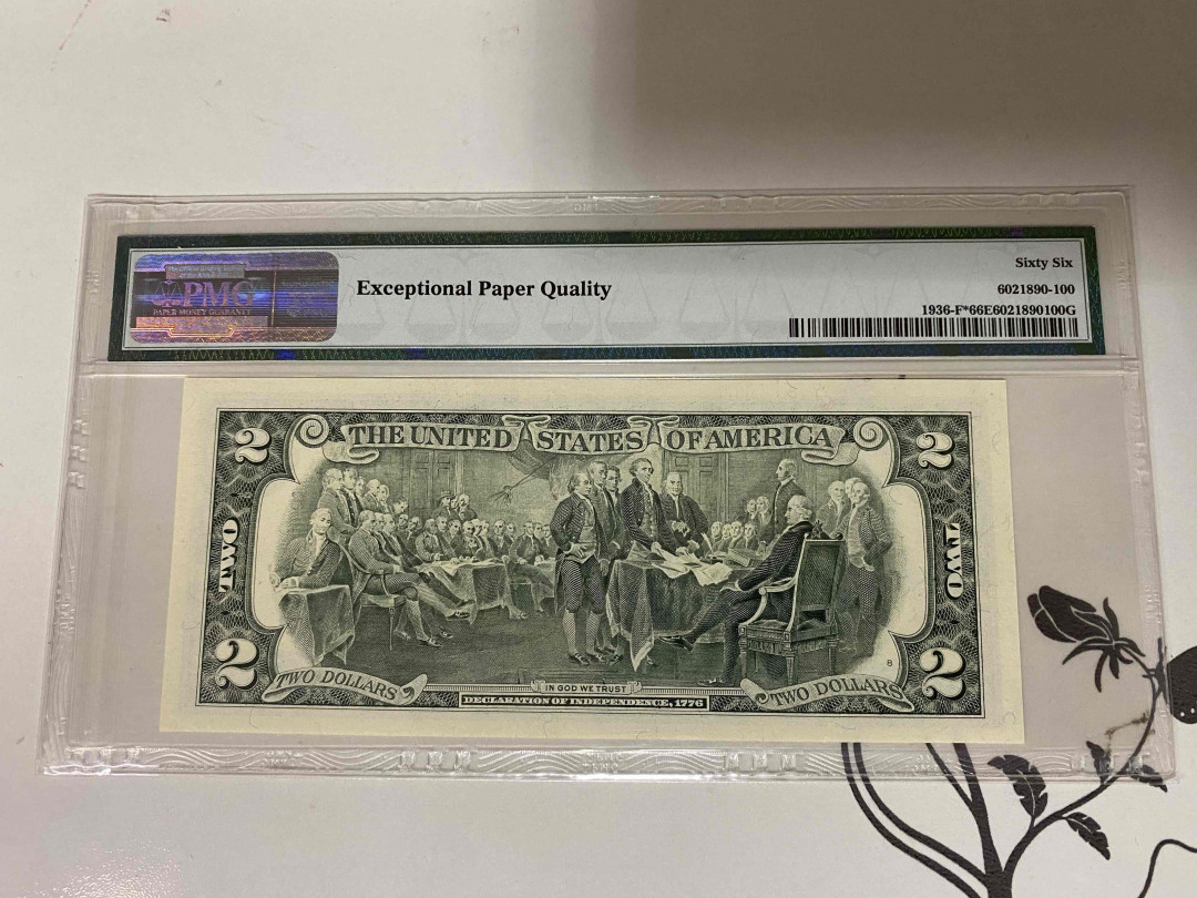 【收藏联盟】第160期拍卖——收官！（共81拍） 【补号】美国 1995年2元 PMG66EPQ