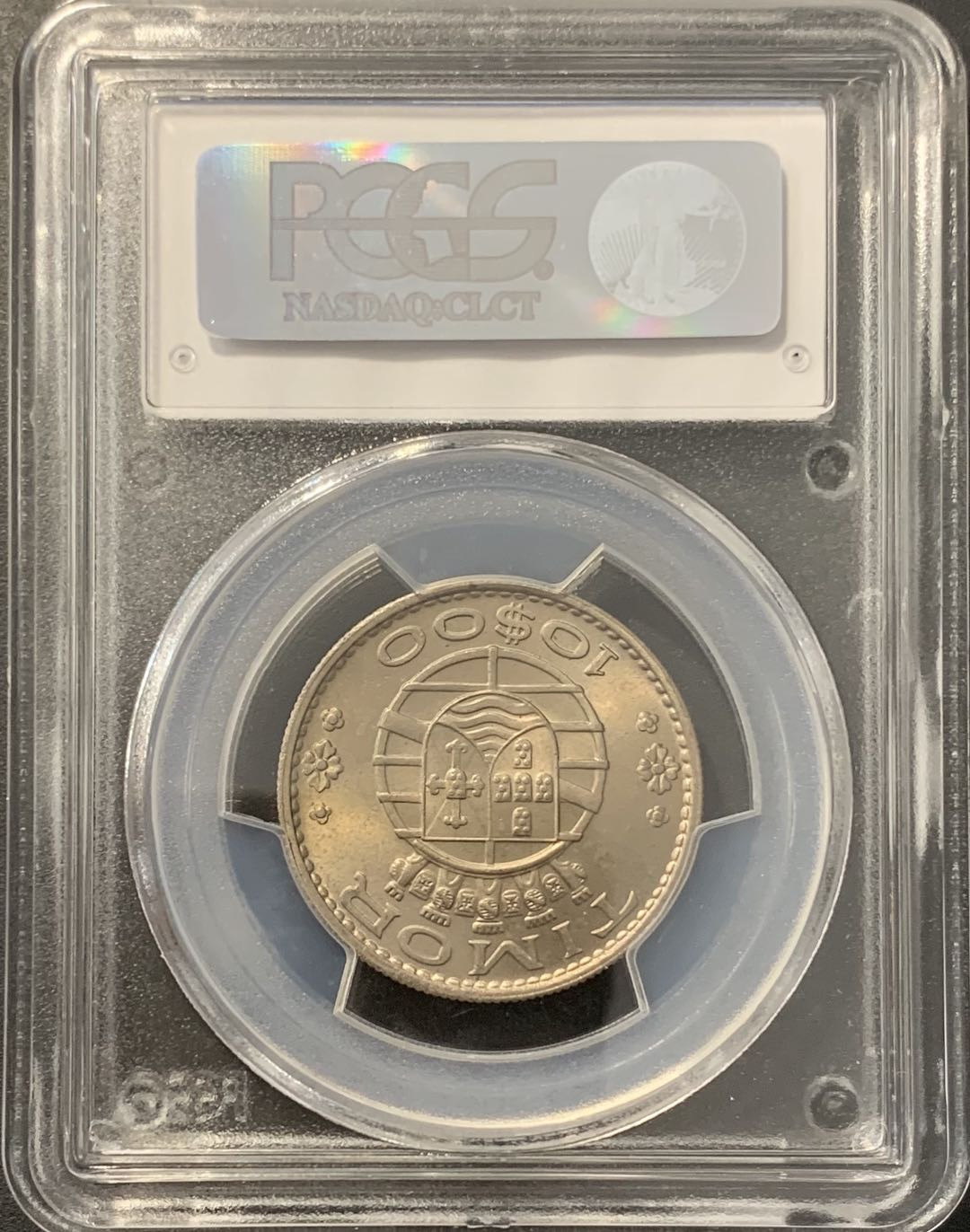 紫瑗钱币——微拍第100期 东帝汶 1970年 10埃斯库多 PCGS MS65