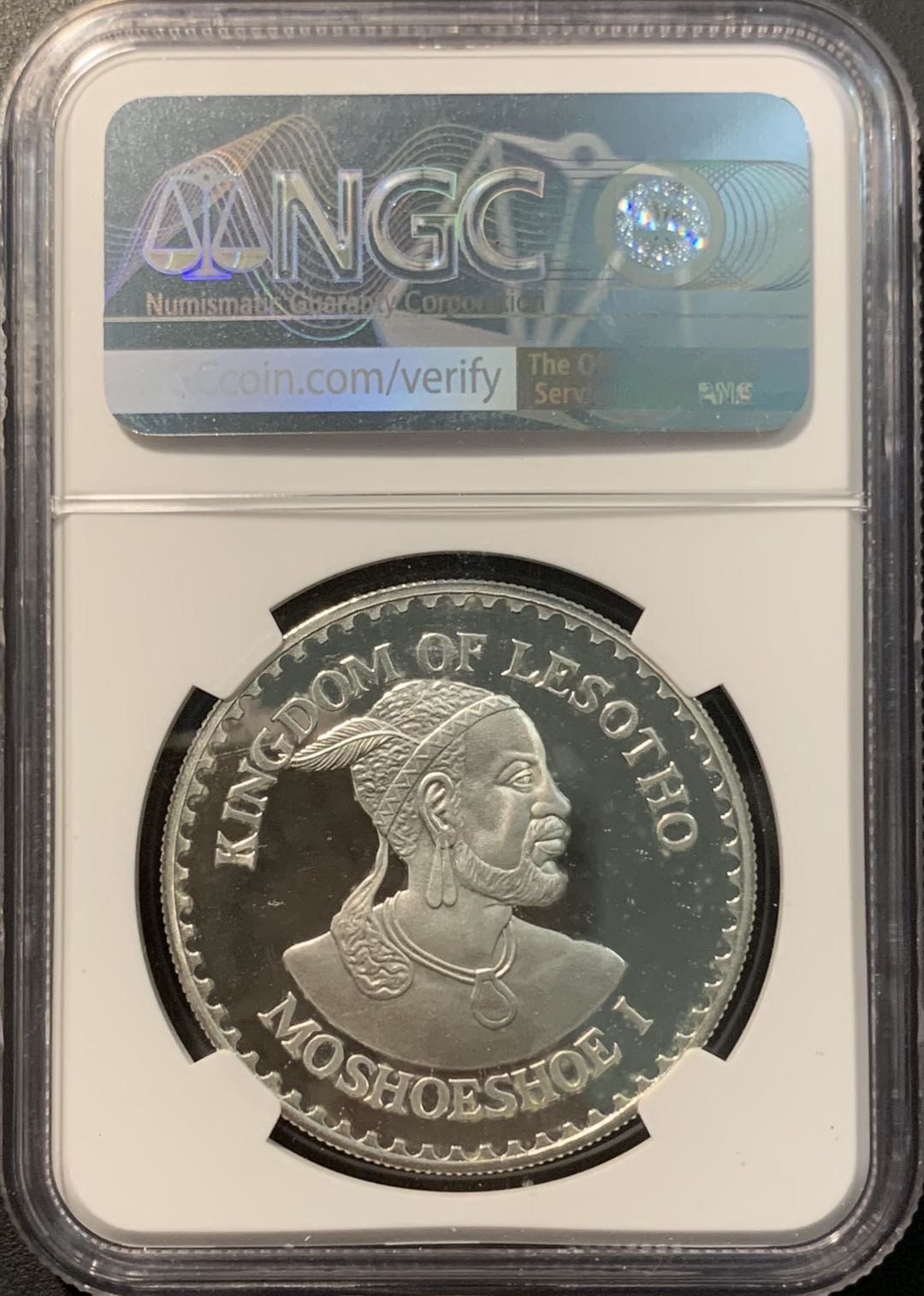紫瑗钱币——微拍第100期 莱索托 1979年 国际儿童年 10米洛蒂 NGC PR67 UC