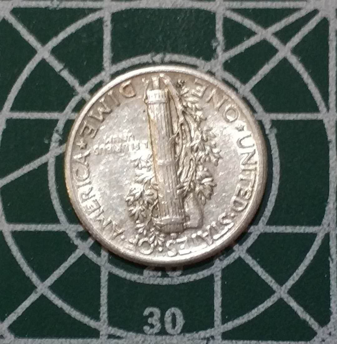 燕姐换藏第三十四拍 1945年美国十分小飞人银币