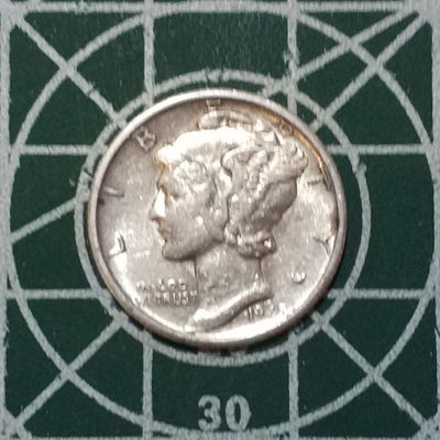 燕姐换藏第三十四拍 1945年美国十分小飞人银币