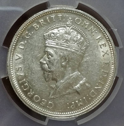 燕姐换藏第三十五拍 1927年澳大利亚安培拉大厦一弗洛林银币