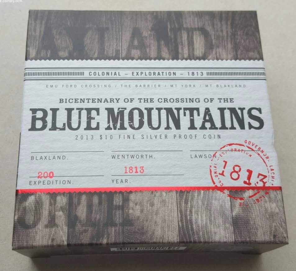 【币观天下】第120期钱币拍卖～ 澳大利亚2013年穿越蓝山2盎司大银币 