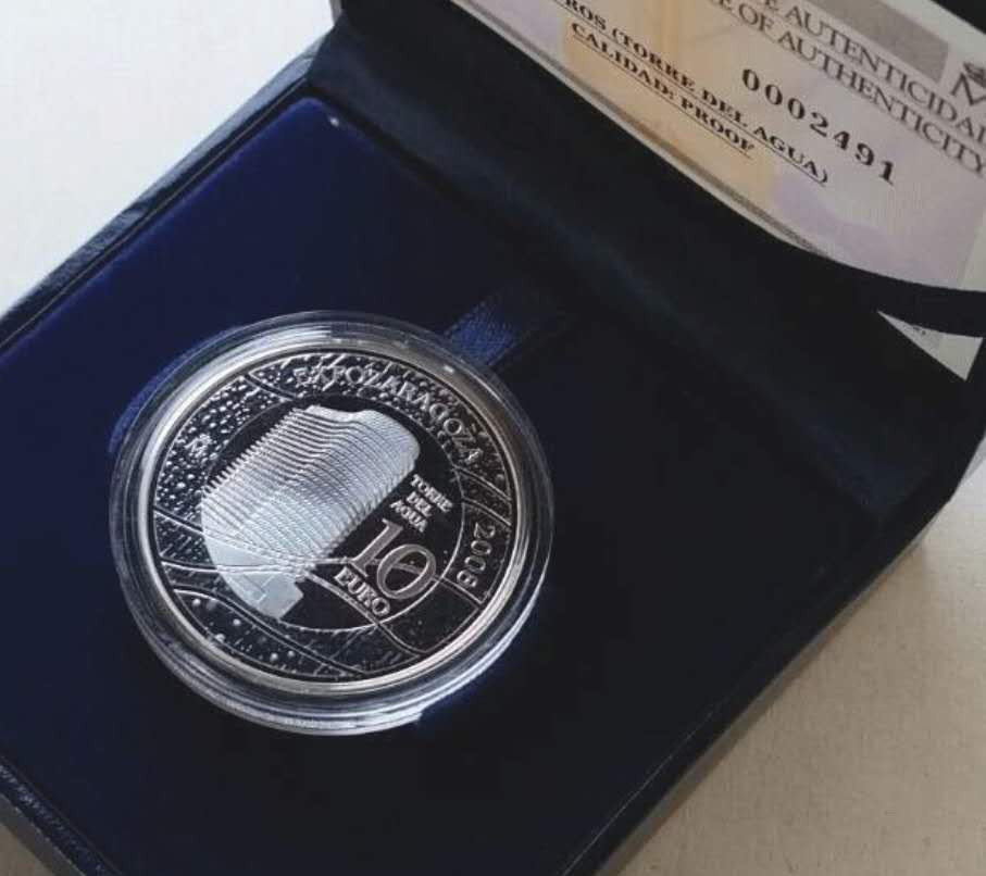 【币观天下】第120期钱币拍卖～ 西班牙2007年萨拉戈萨世博会纪念银币 