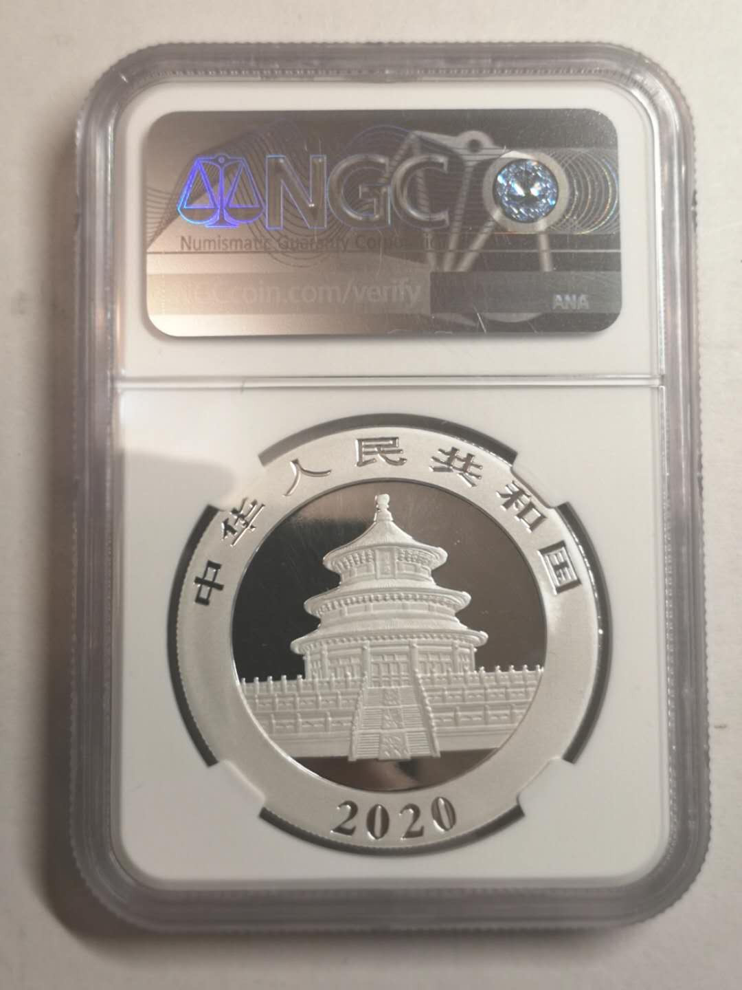 【币观天下】第120期钱币拍卖～ 2020熊猫投资币【30g】