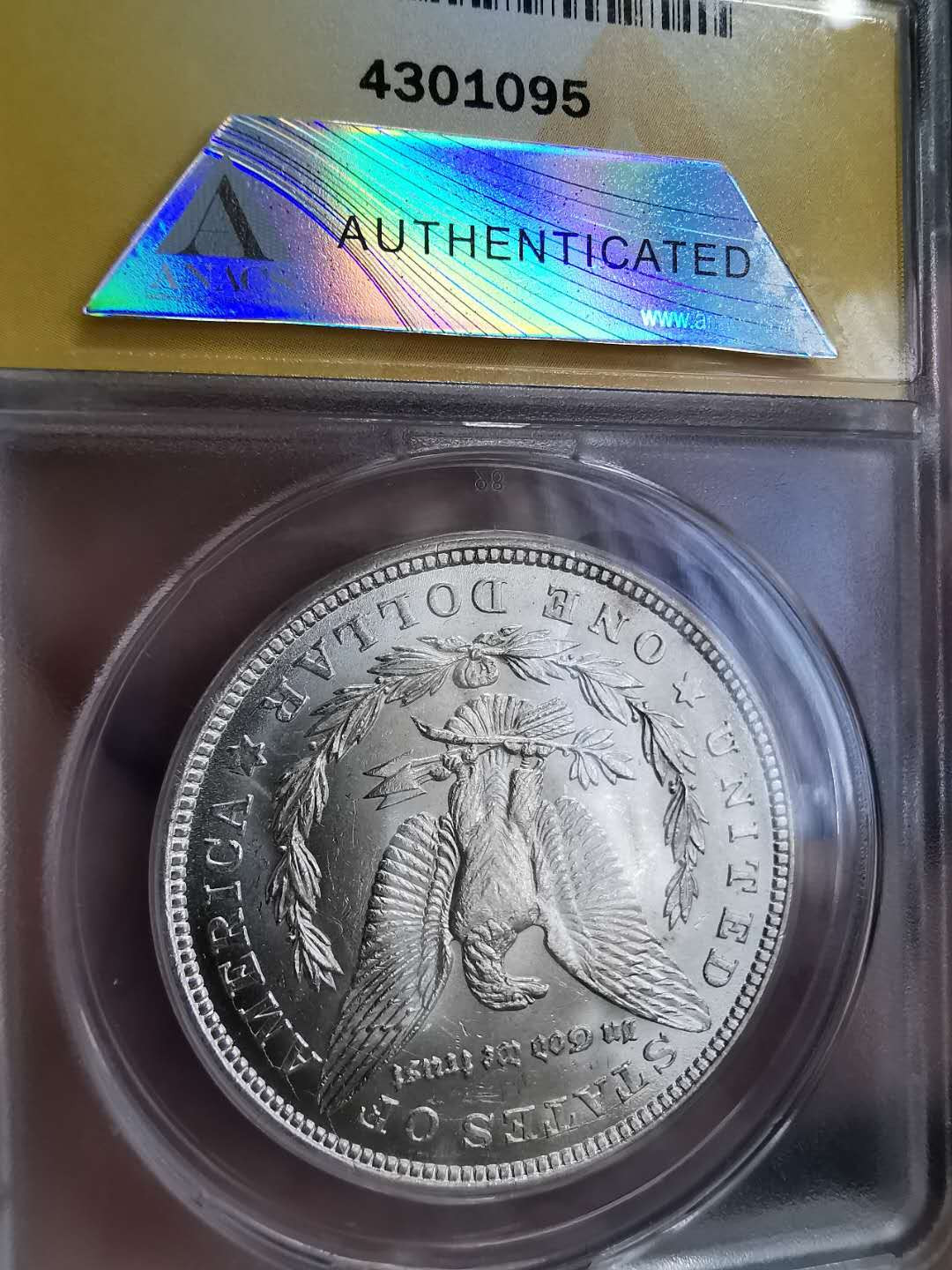 凡希社世界钱币微拍第一百三十一期 1921摩根壹圆ANACS-MS63