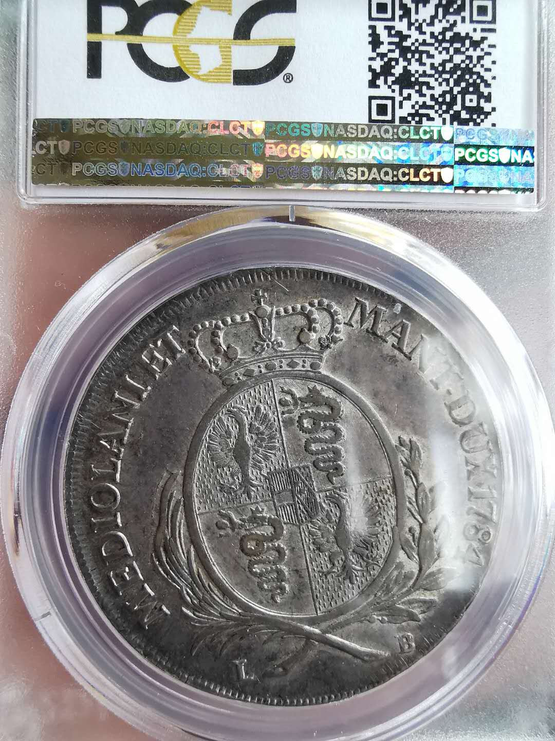 凡希社世界钱币微拍第一百三十一期 1784意大利米兰SCUDO大银PCGS-VF35