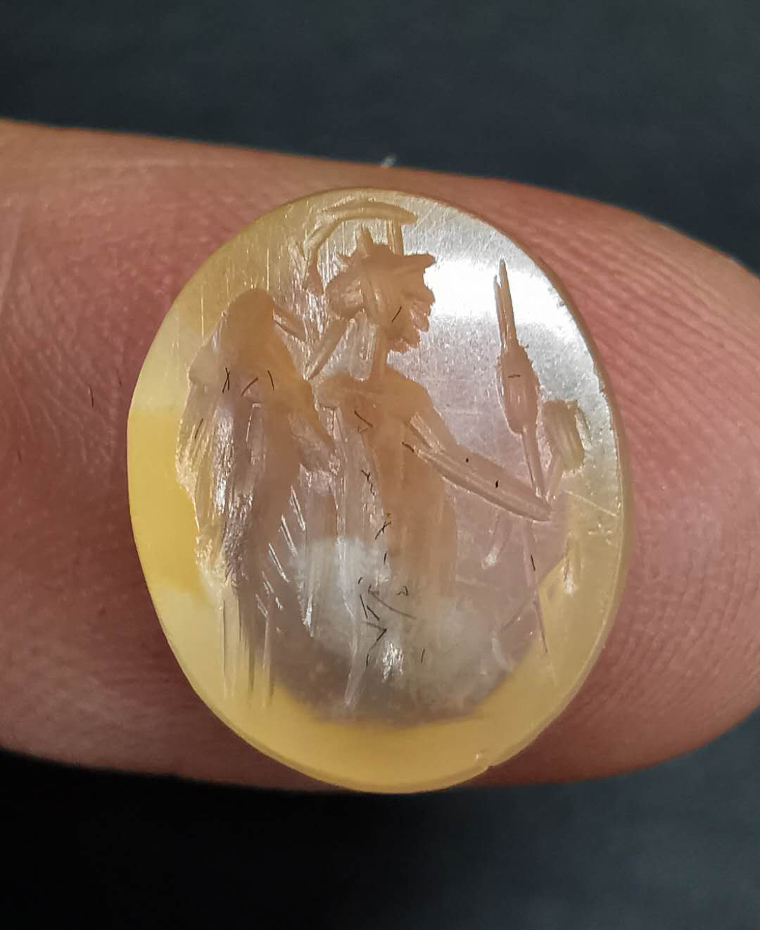 凡希社世界钱币微拍第一百三十一期 荐！希腊化时代玛瑙戒面