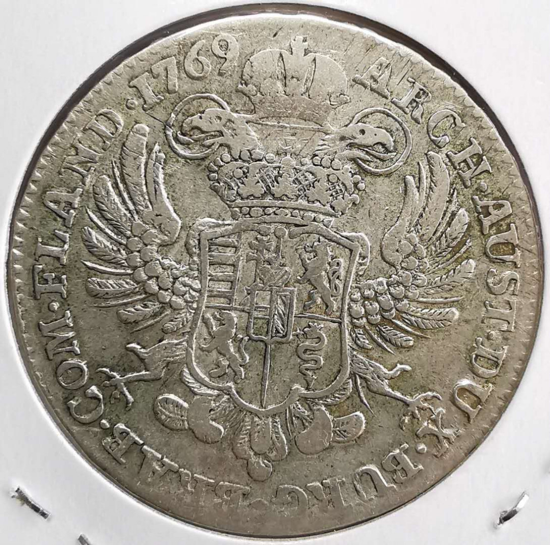 凡希社世界钱币微拍第一百三十一期 1769神罗特蕾莎泰勒VF