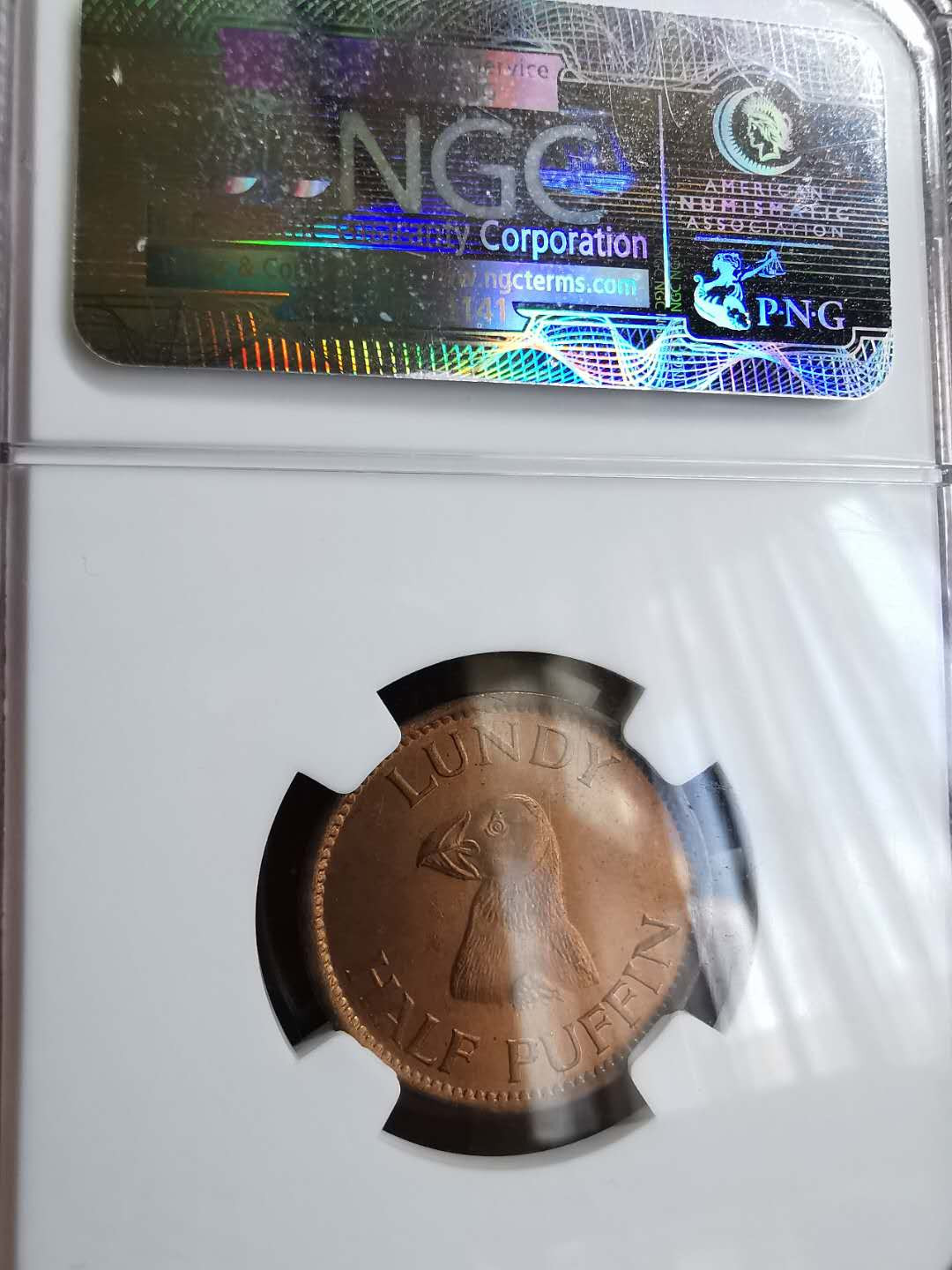 凡希社世界钱币微拍第一百三十一期 1929仑迪岛1/2便士NGC-MS64