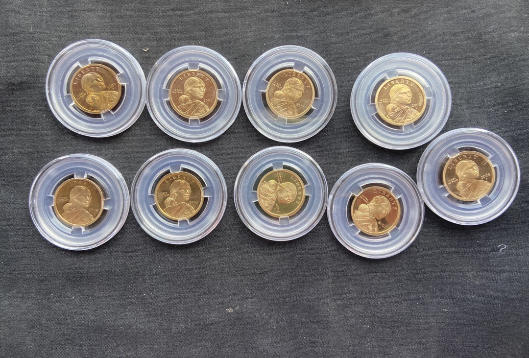 【币观天下】第120期钱币拍卖～ 【美国】2000年到2008年美国精制币9枚