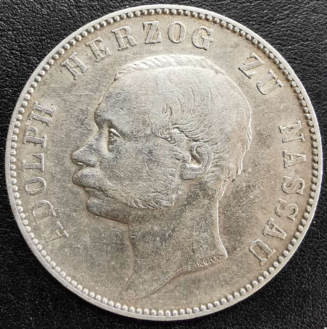 凡希社世界钱币微拍第一百三十一期 1863拿骚泰勒美品